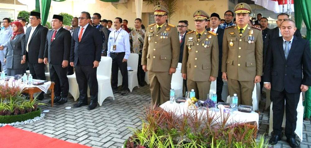 Memperkuat Komitmen Bersama Dalam Membangun Budaya K3, Pj Gubernur Pimpin Apel Peringatan Bulan K3